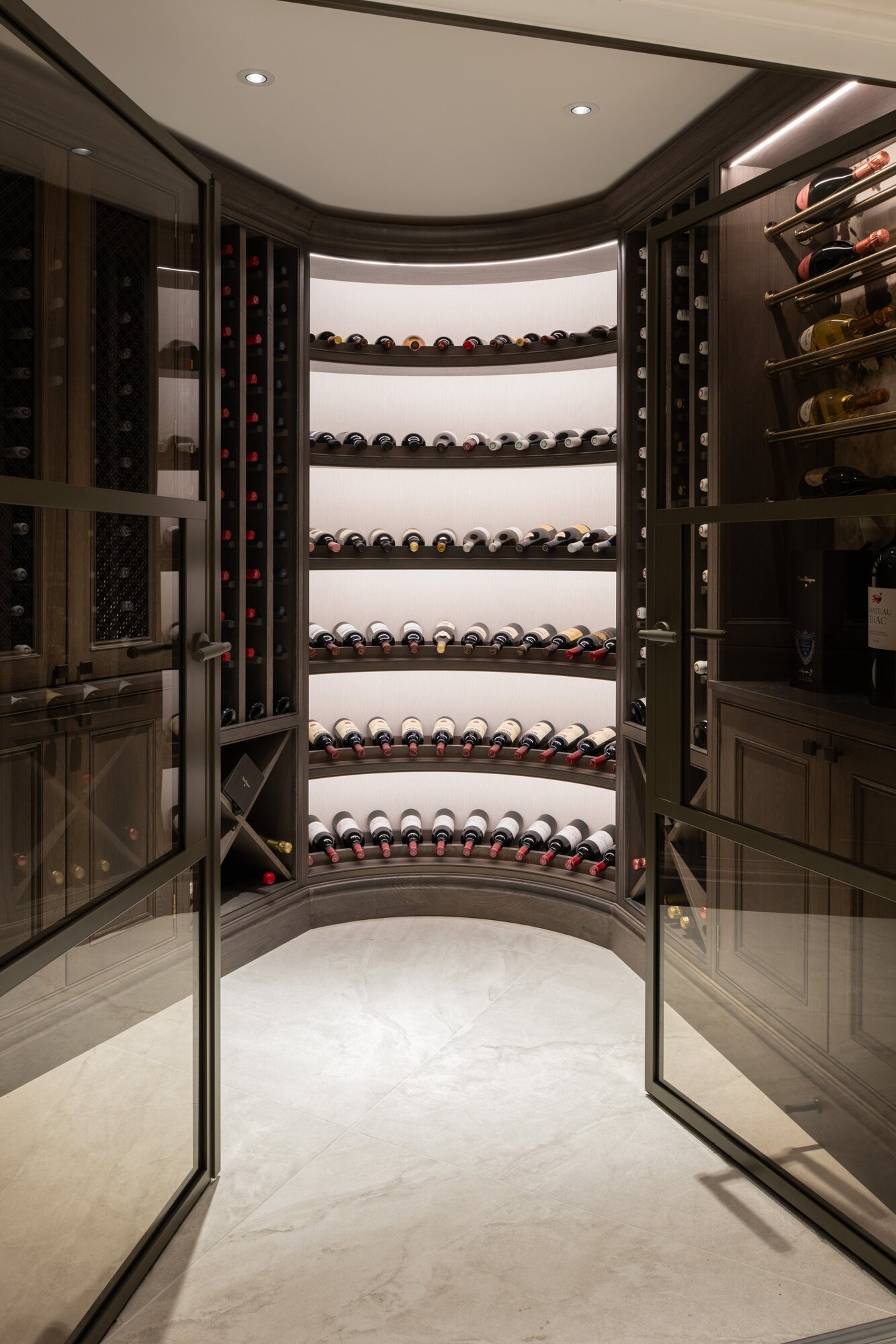 Wine room entrance
